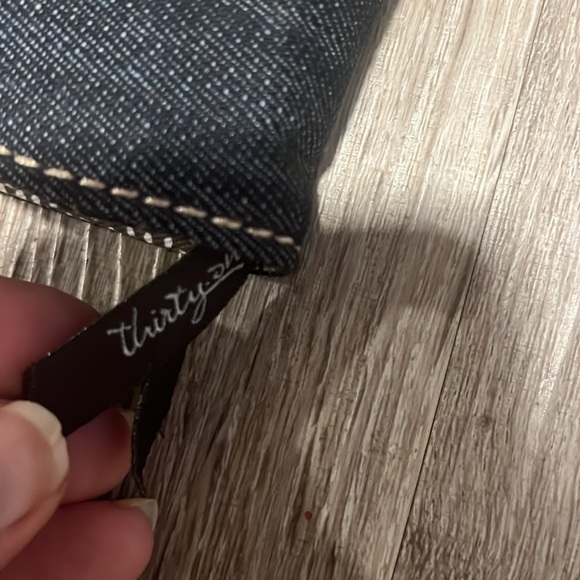 Thirty One Denim Polka Dot Wallet - Picture 2 of 10